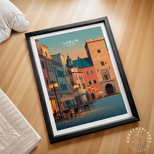 Lublin travel poster – view 2