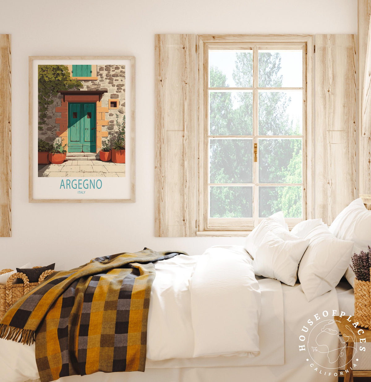 Argegno travel poster – view 6