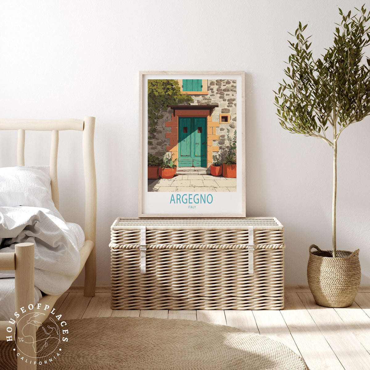 Argegno travel poster – view 3