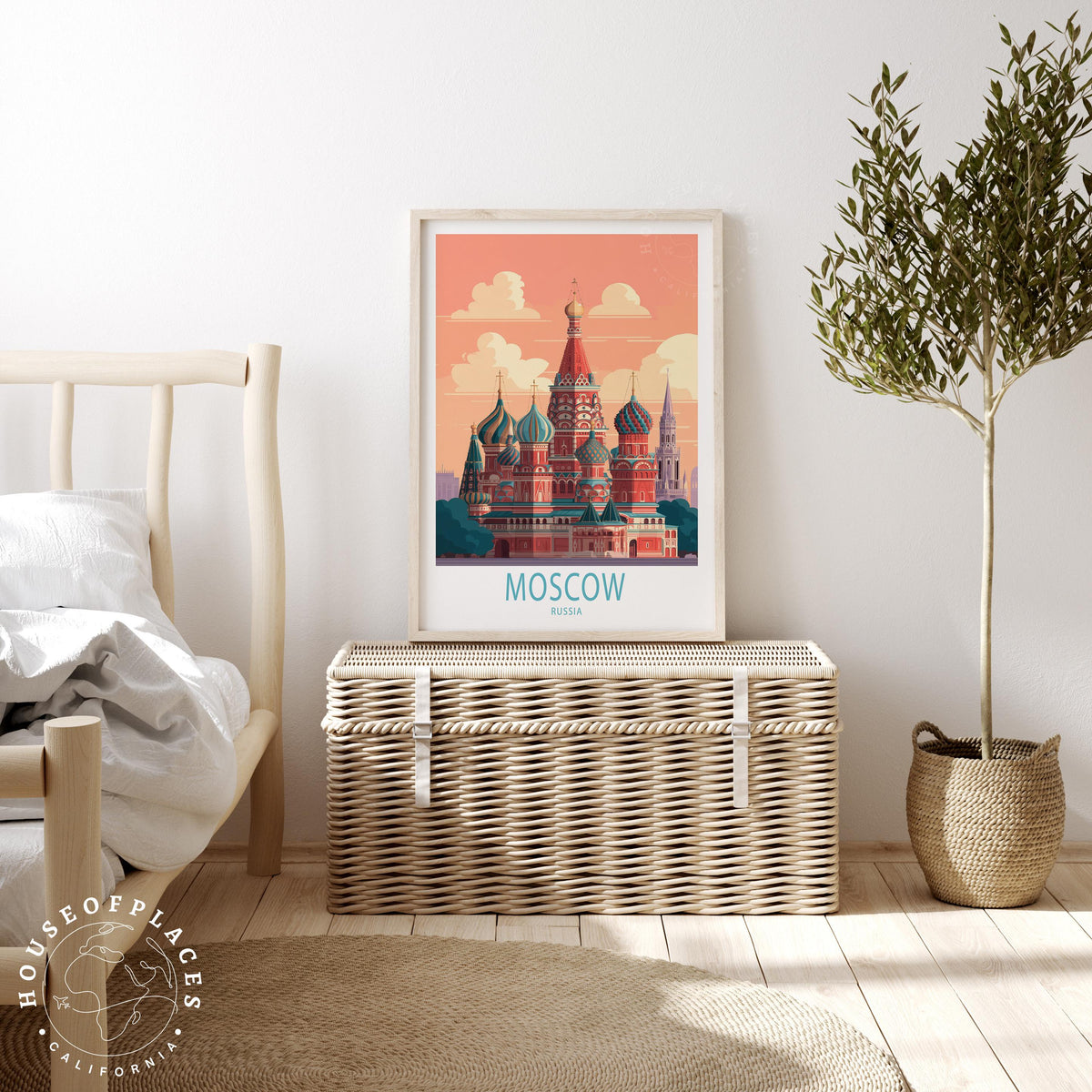 Moscow travel poster – view 3