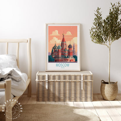 Moscow travel poster – view 3
