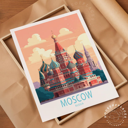 Moscow travel poster – view 4