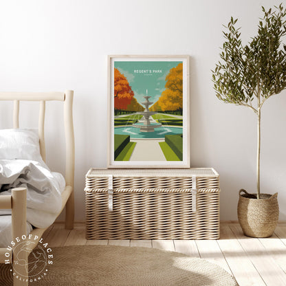 Regent's Park travel poster – view 3