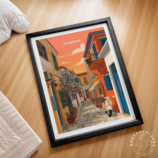 Ioannina travel poster – view 2