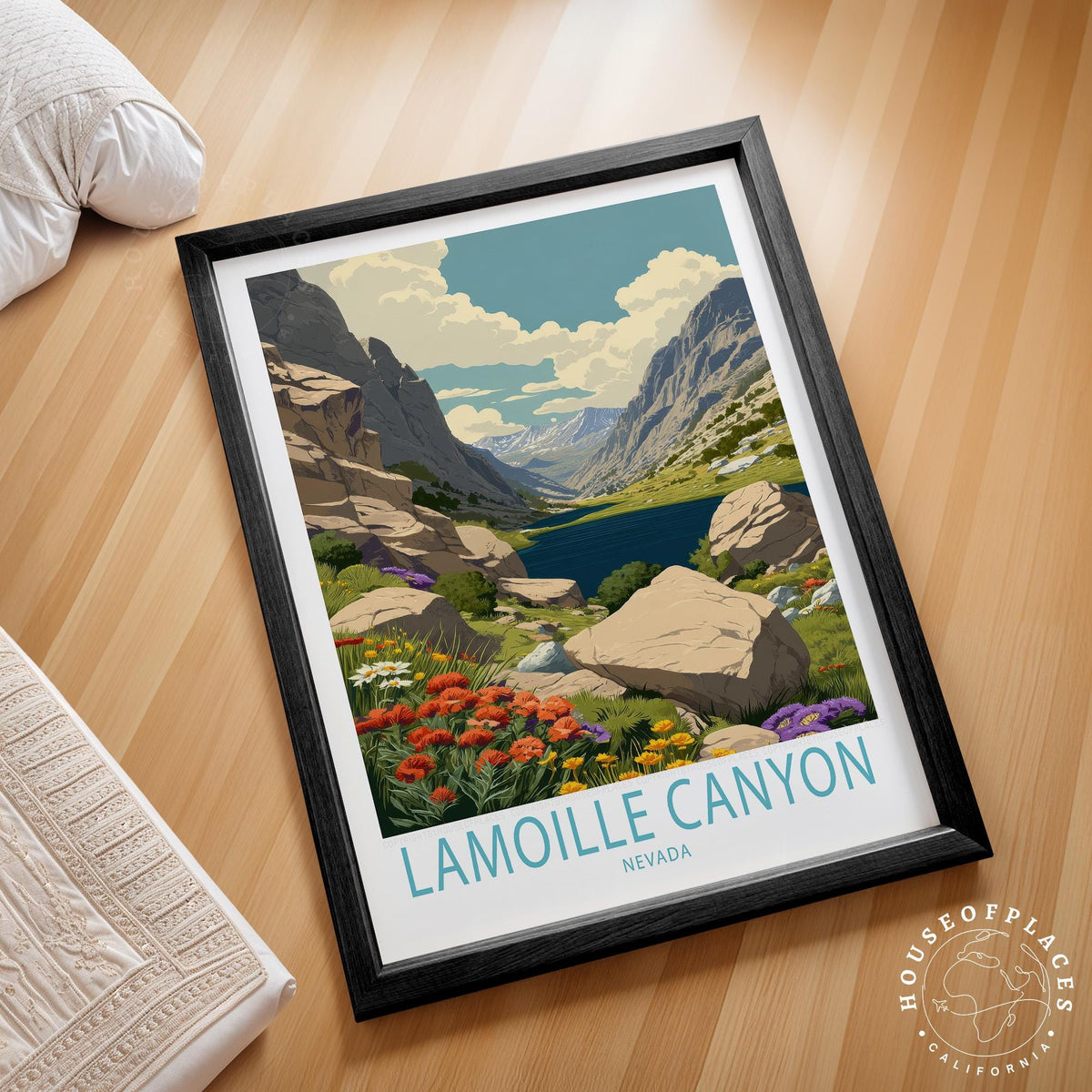Lamoille Canyon travel poster – view 2
