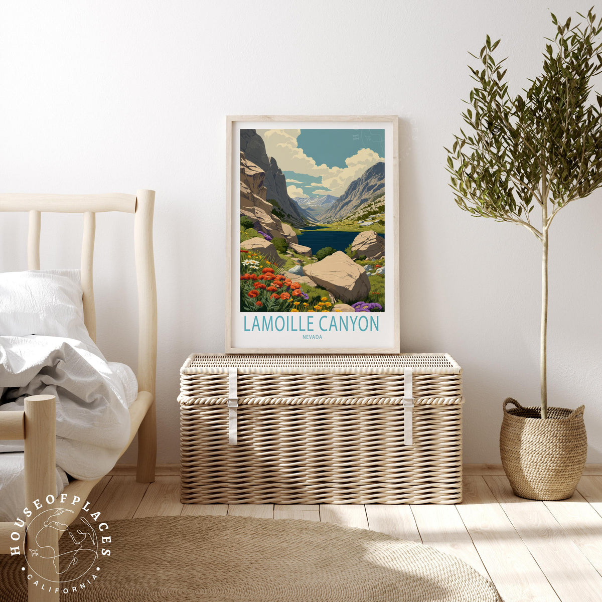 Lamoille Canyon travel poster – view 3
