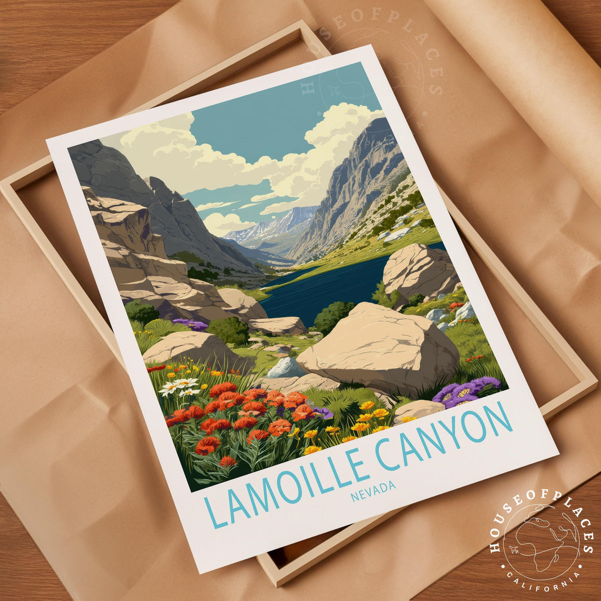 Lamoille Canyon travel poster – view 4