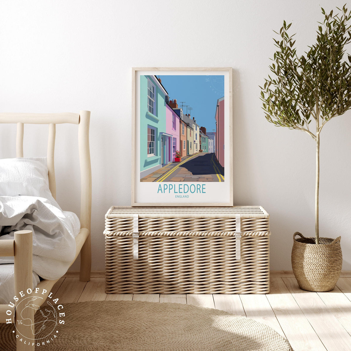 Appledore travel poster – view 3