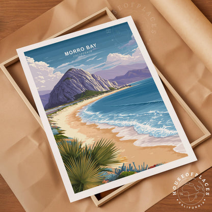 Morro Bay travel poster – view 4