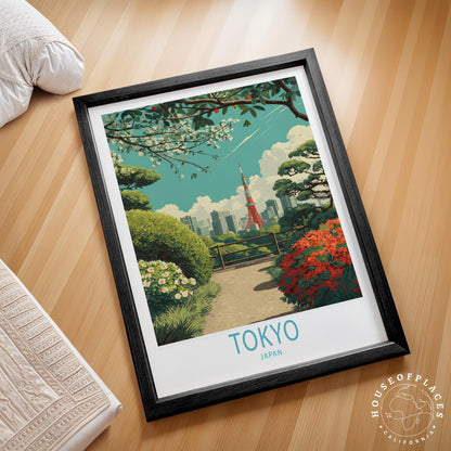 Tokyo travel poster – view 2