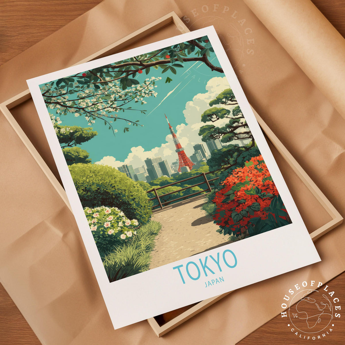 Tokyo travel poster – view 4