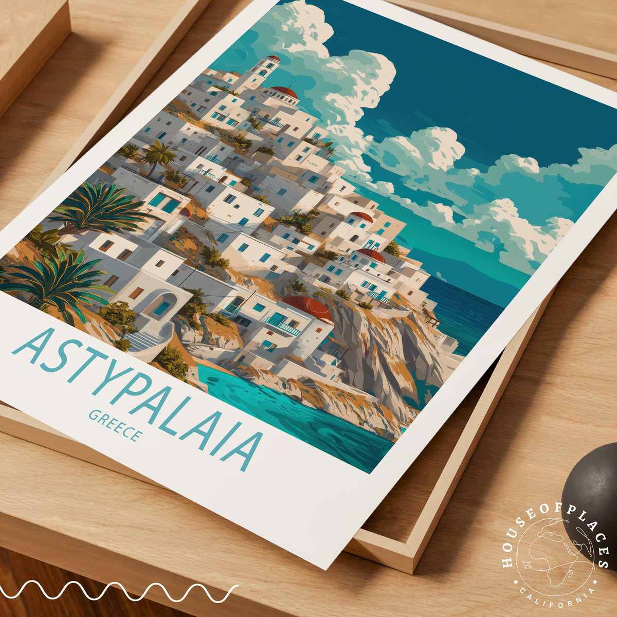 Astypalaia travel poster – view 7