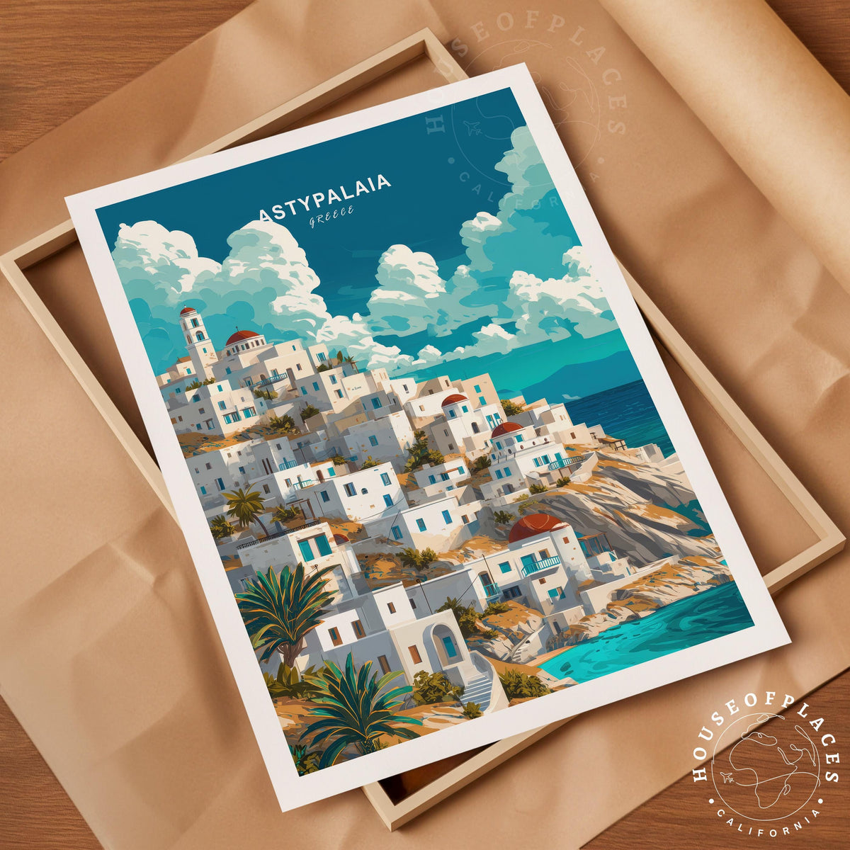 Astypalaia travel poster – view 4