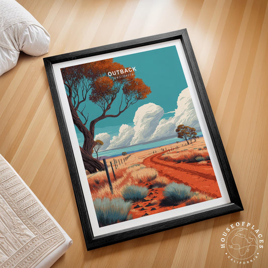 Outback travel poster – view 2