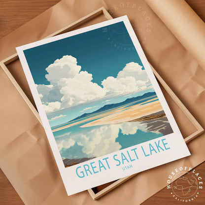 Great Salt Lake travel poster – view 4