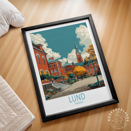 Lund travel poster – view 2