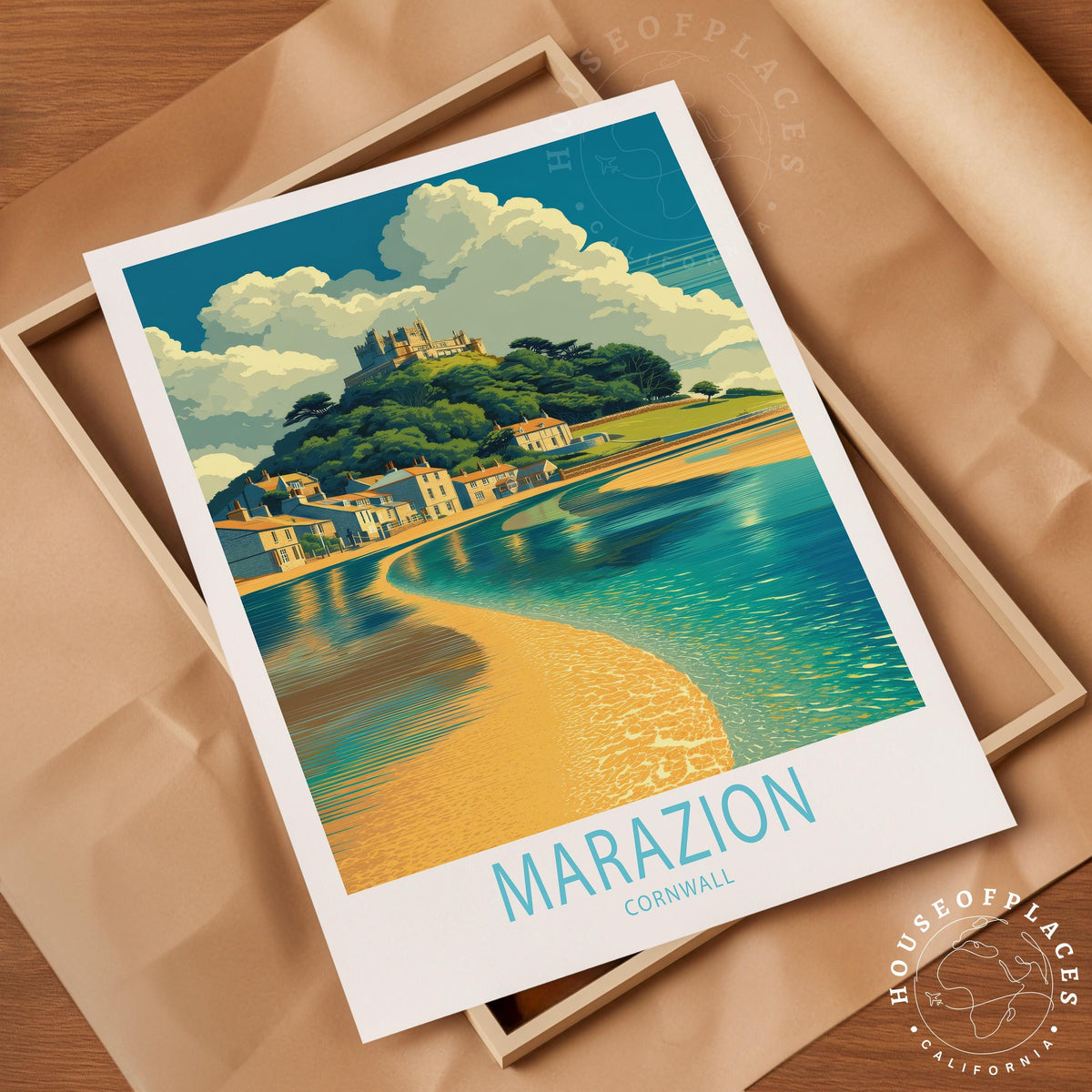 Marazion travel poster – view 4