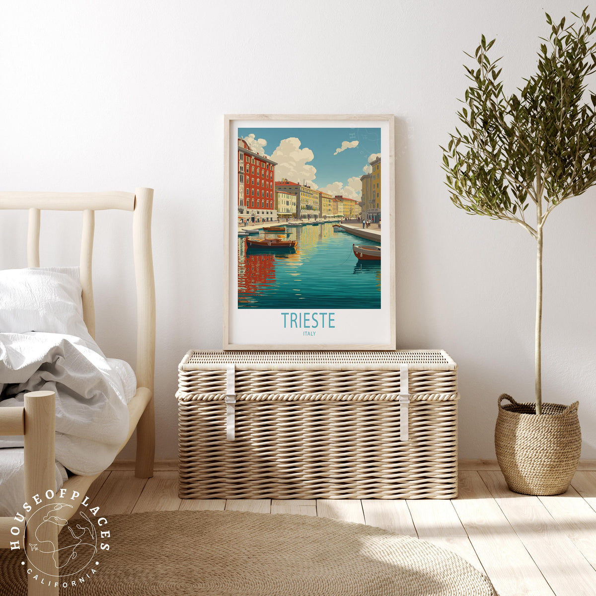 Trieste travel poster – view 3