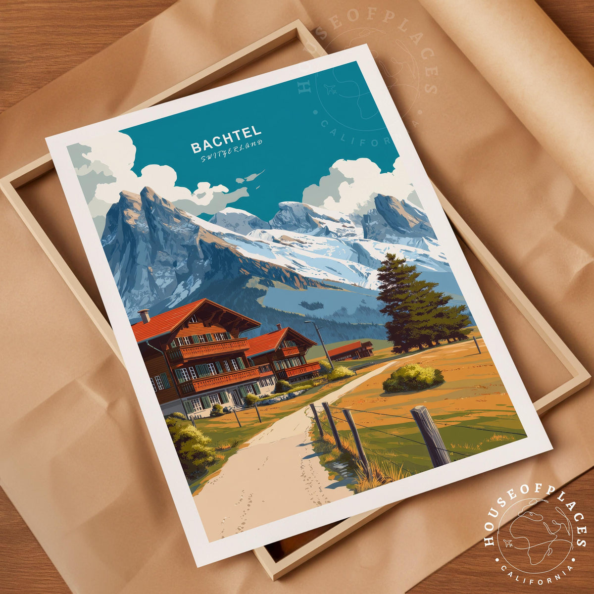 Bachtel travel poster – view 4