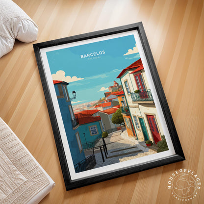 Barcelos travel poster – view 2