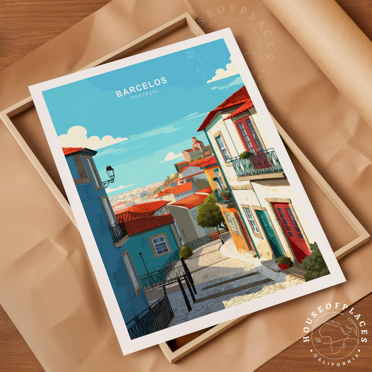 Barcelos travel poster – view 4
