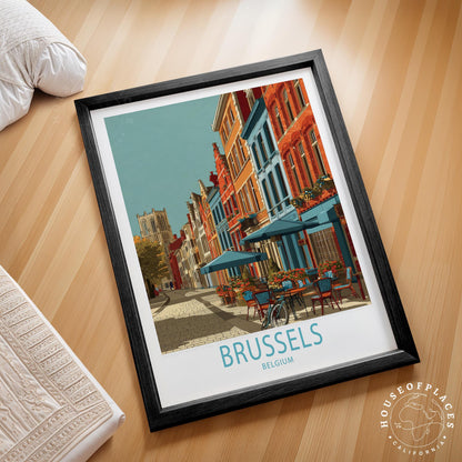 Brussels travel poster – view 2
