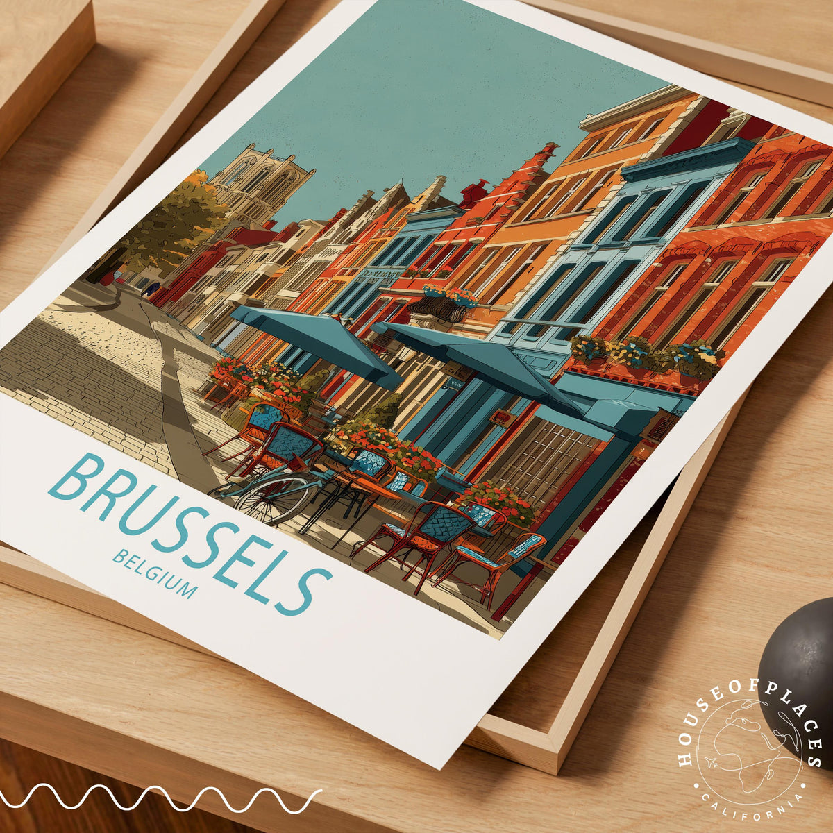 Brussels travel poster – view 7