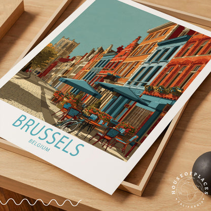 Brussels travel poster – view 7
