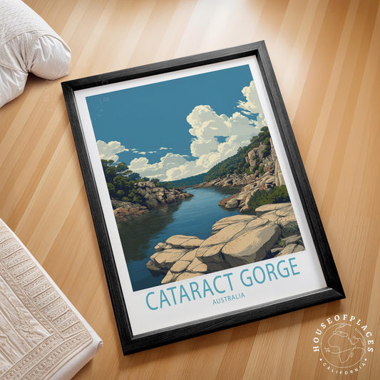 Cataract Gorge travel poster – view 2
