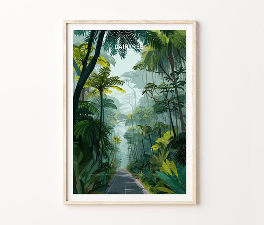 Daintree Travel Poster – Australia Wall Art Print