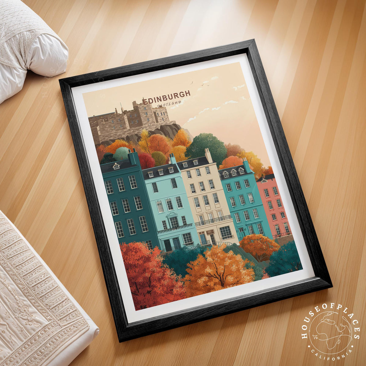 Edinburgh travel poster – view 2