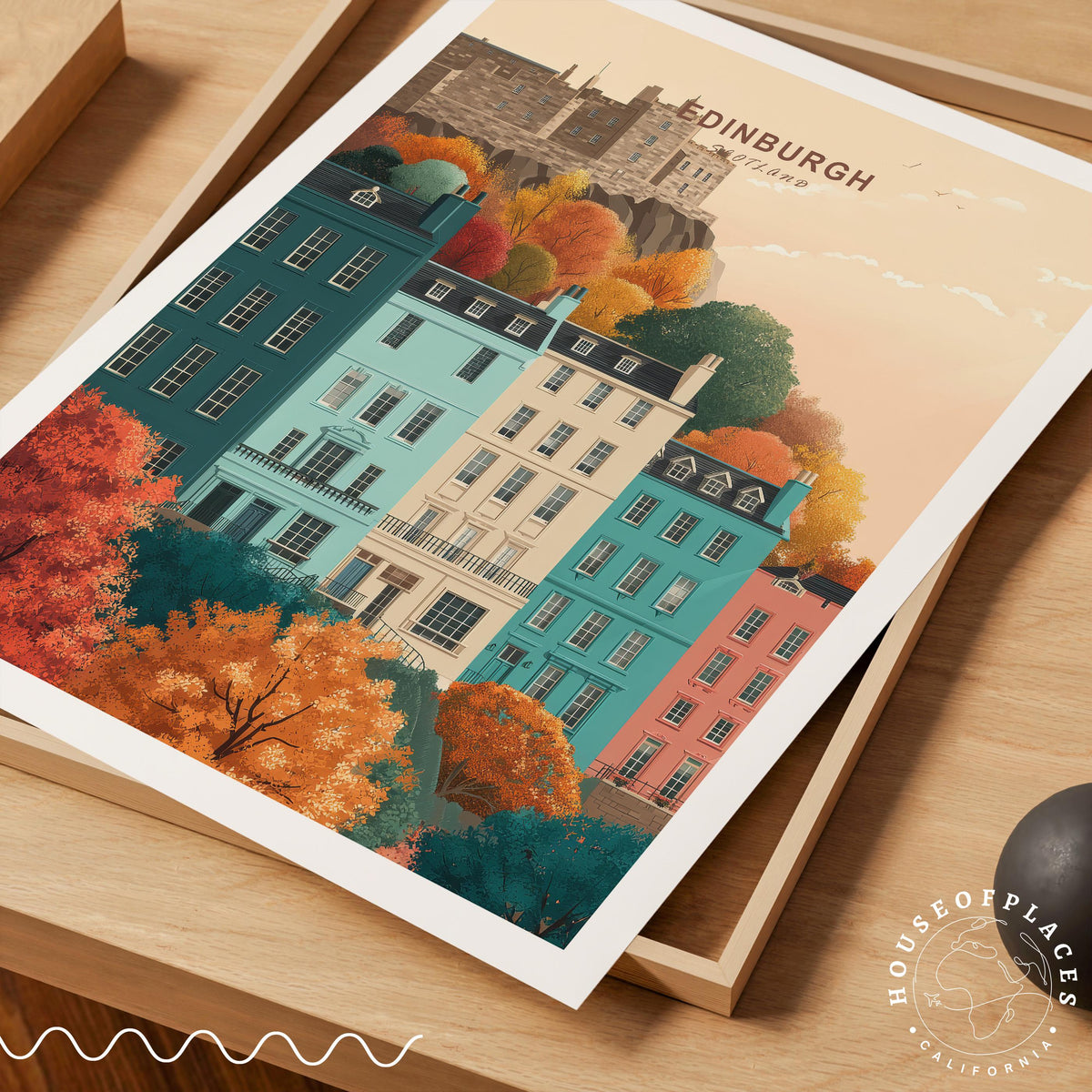 Edinburgh travel poster – view 7