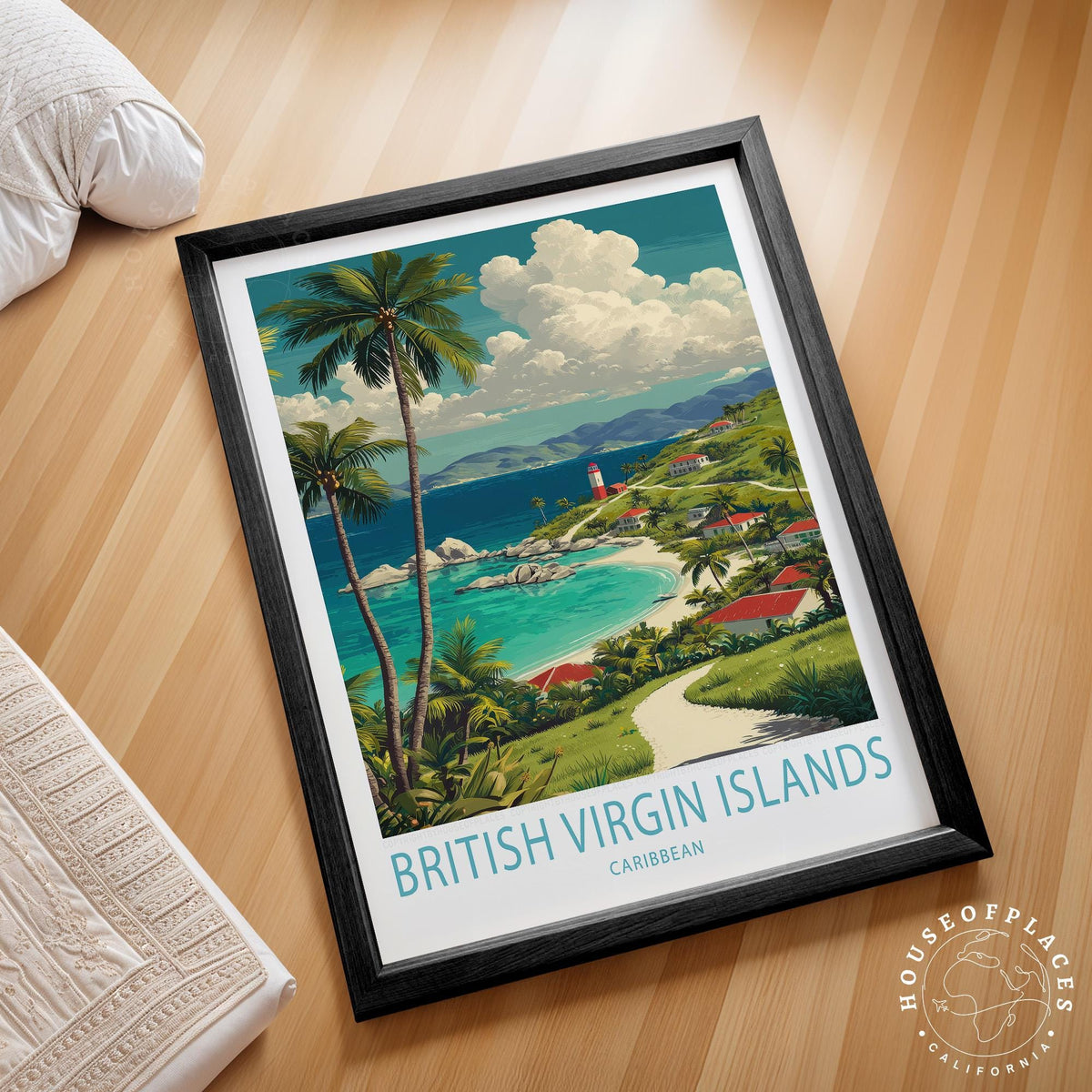 British Virgin Islands travel poster – view 2