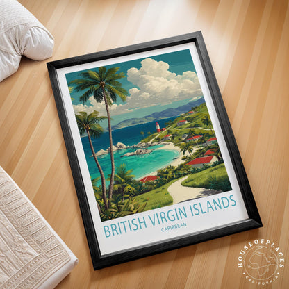 British Virgin Islands travel poster – view 2