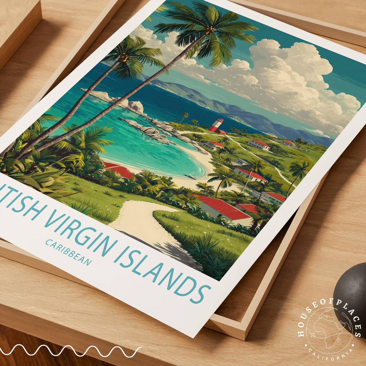 British Virgin Islands travel poster – view 7