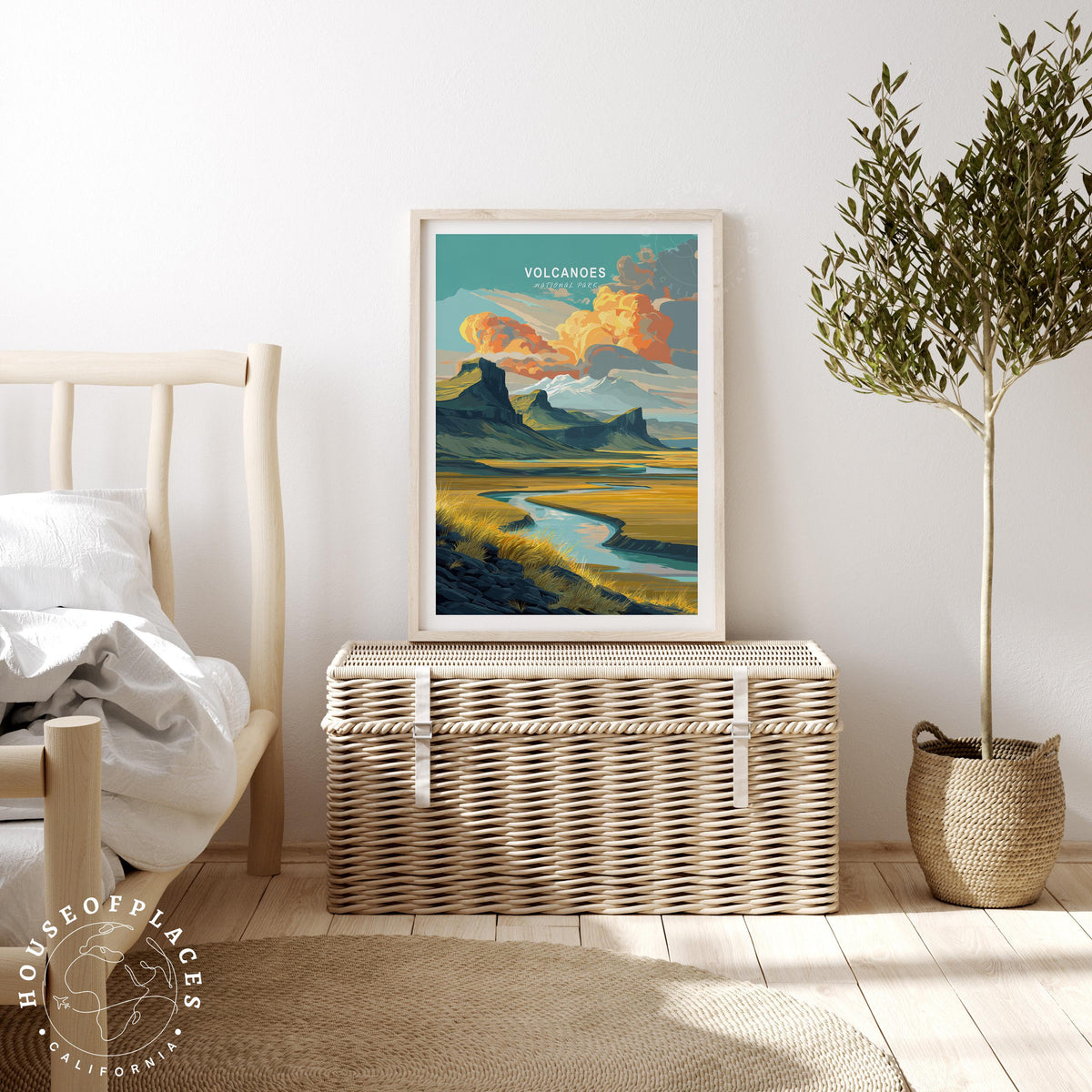 Volcanoes National Park travel poster – view 3