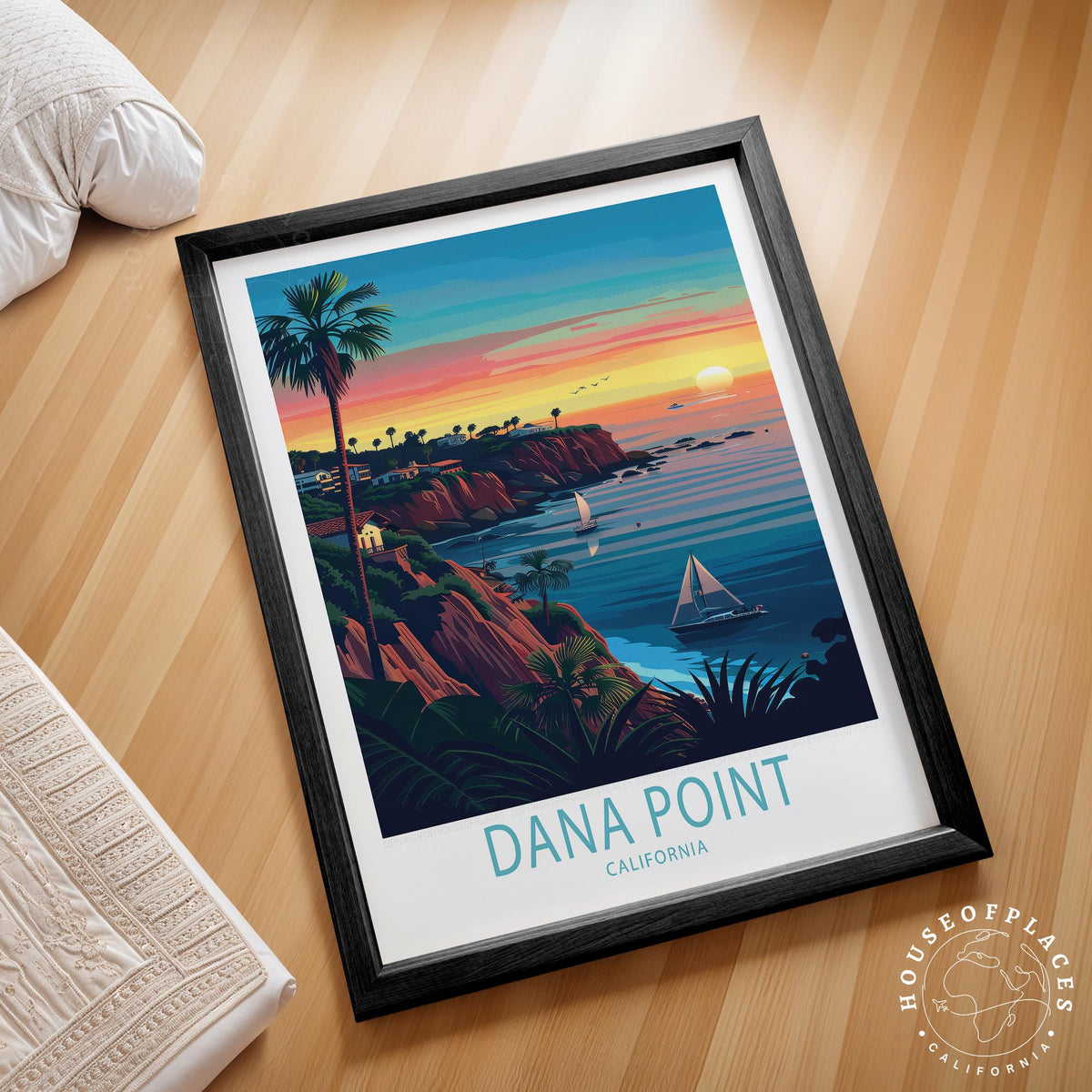 Dana Point travel poster – view 2
