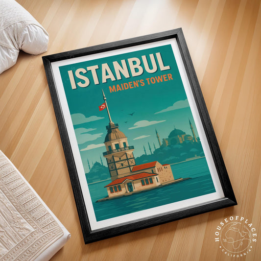 Istanbul travel poster – view 2