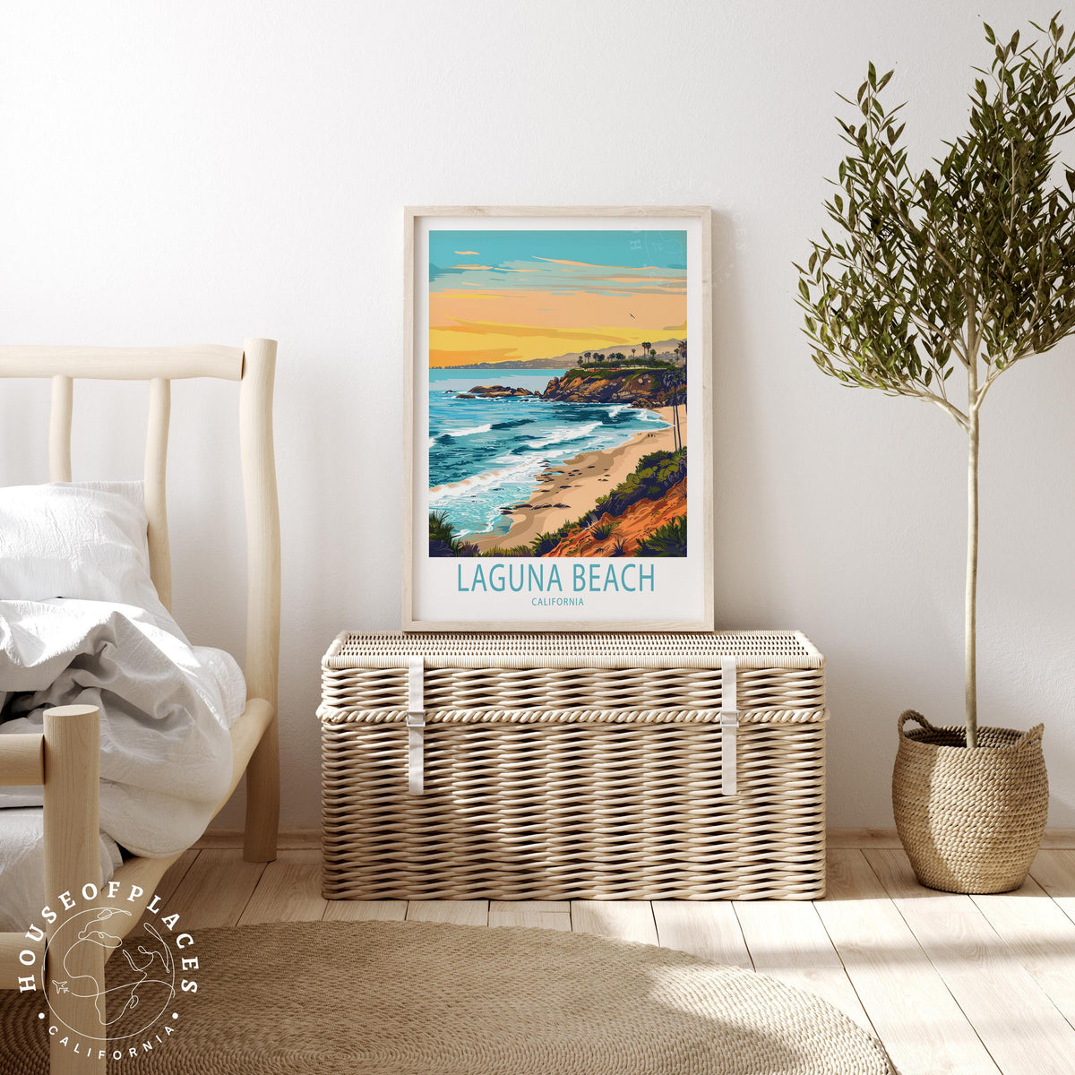 Laguna Beach travel poster – view 3