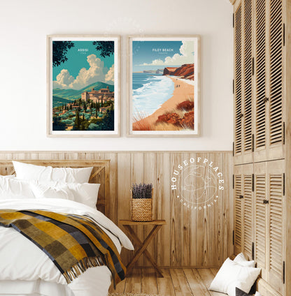 Filey Beach travel poster – view 9