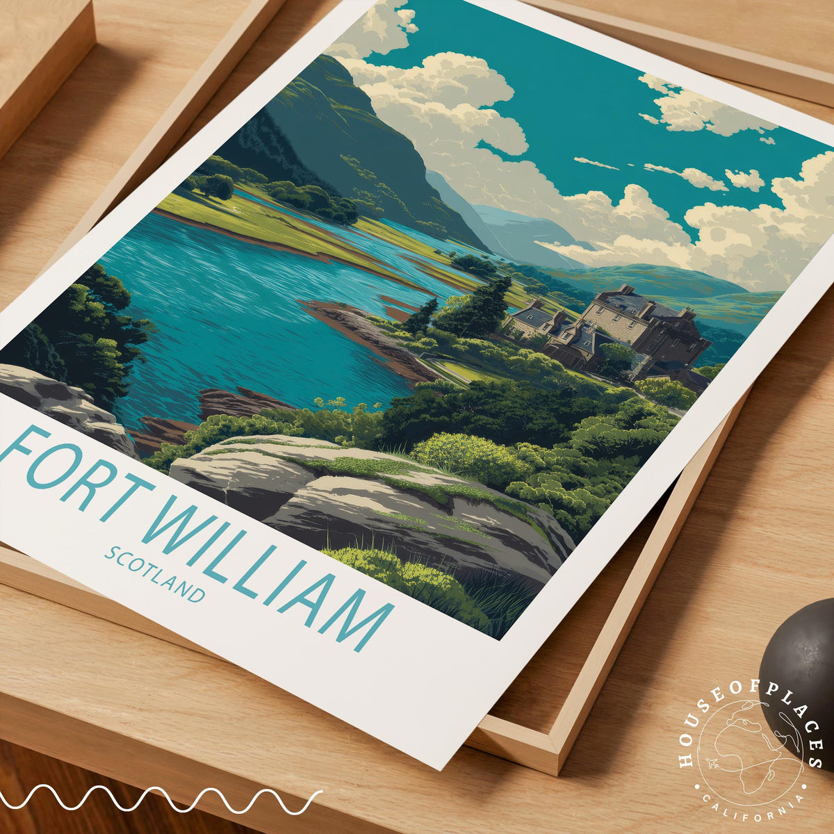 Fort William travel poster – view 7