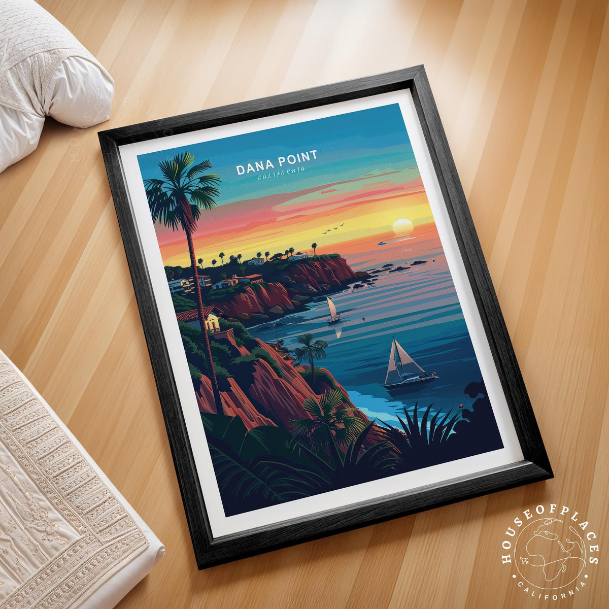 Dana Point travel poster – view 2