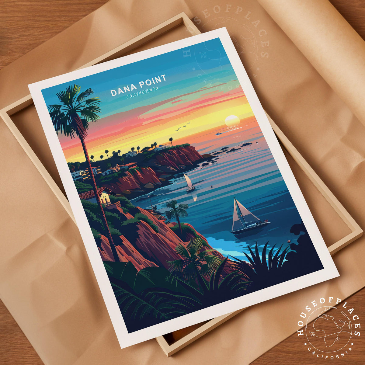 Dana Point travel poster – view 4