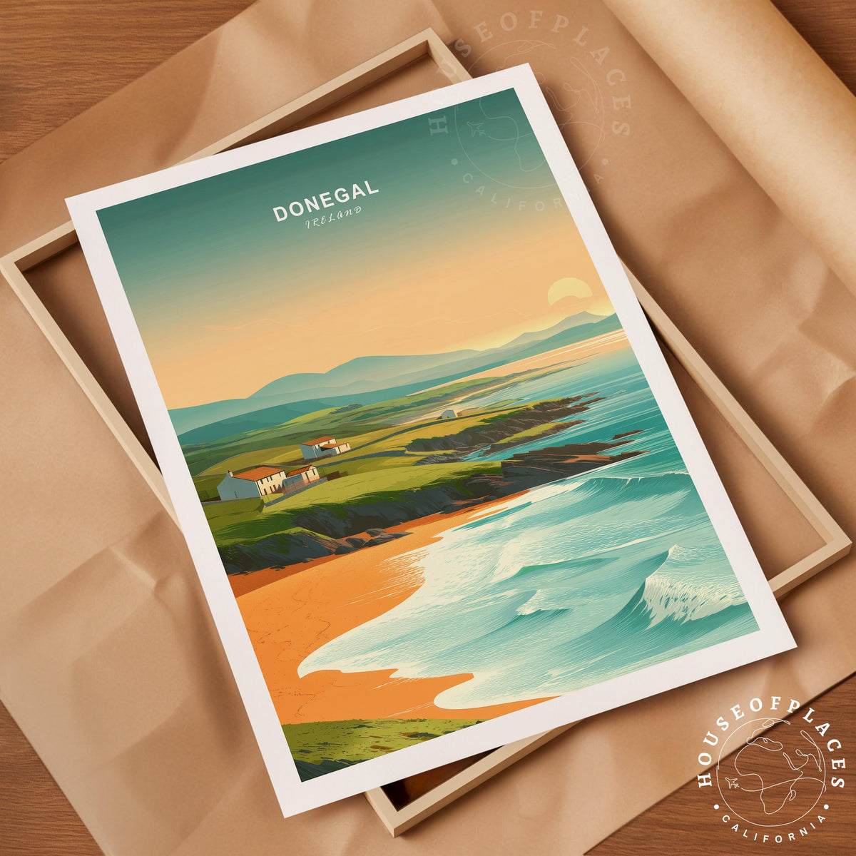 Donegal travel poster – view 4