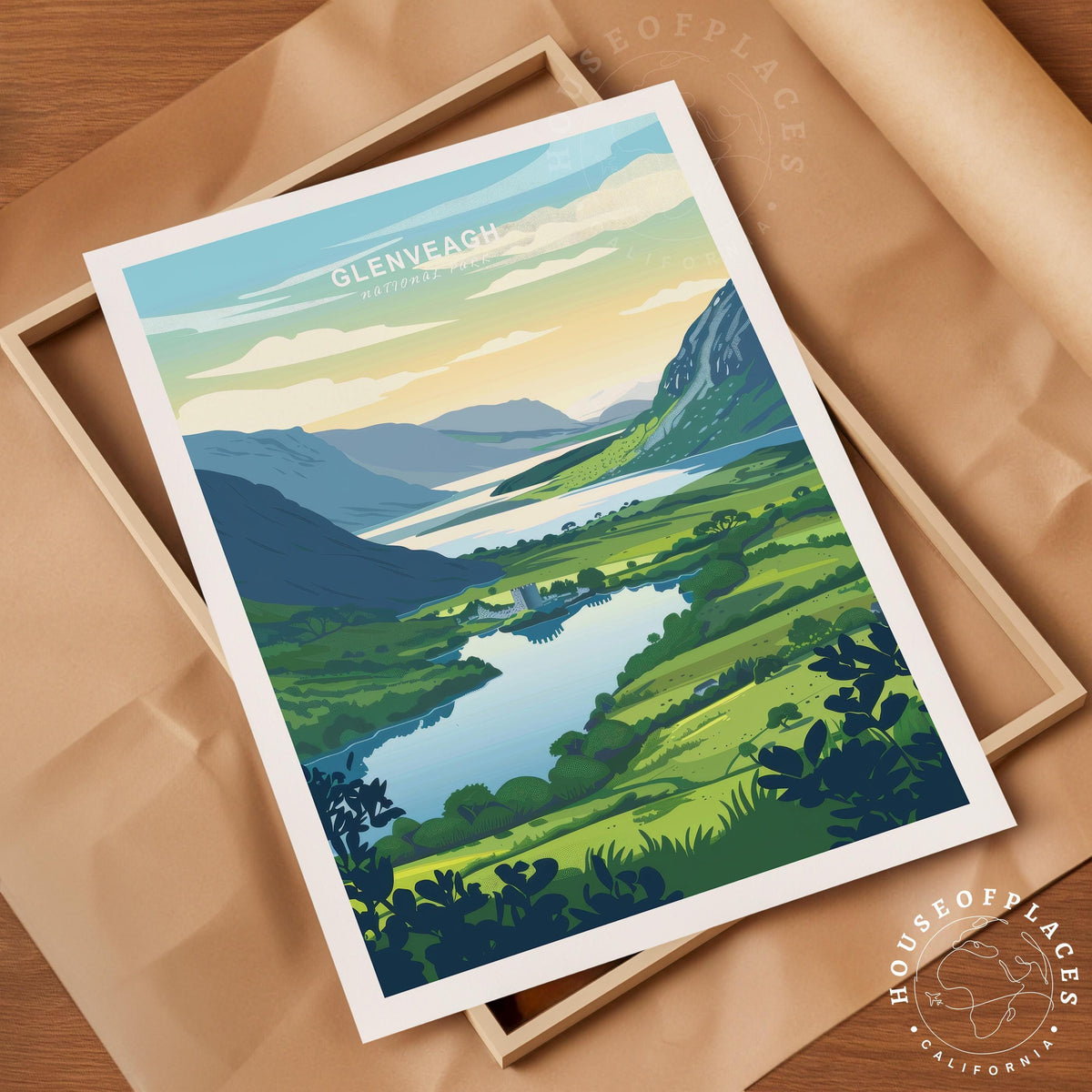 Glenveagh travel poster – view 4