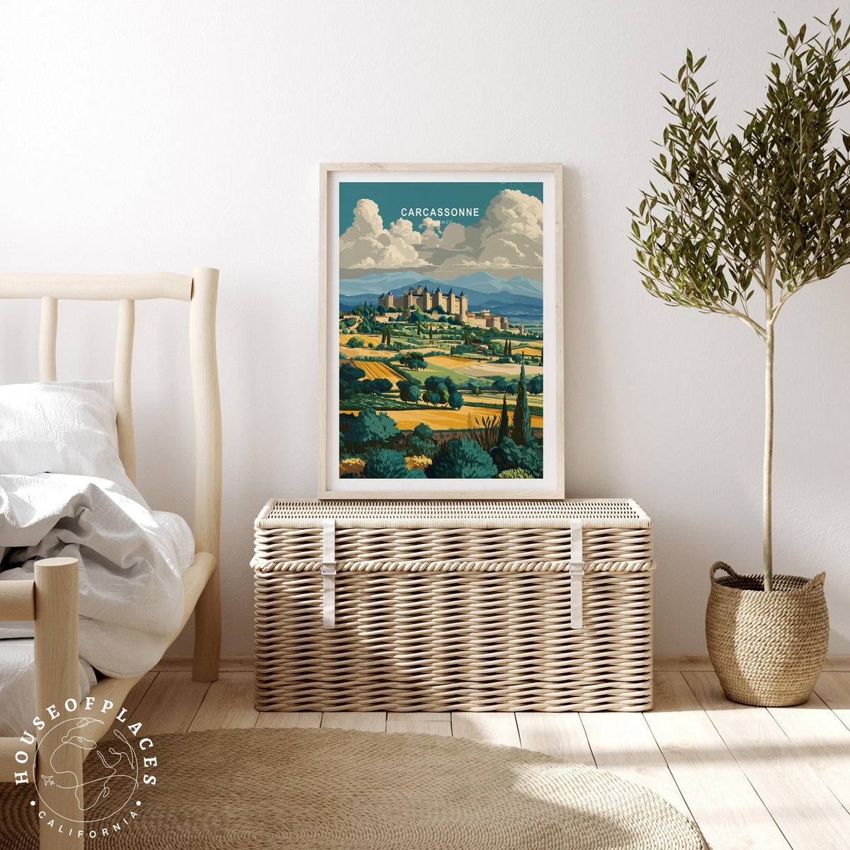 Carcassonne travel poster – view 3