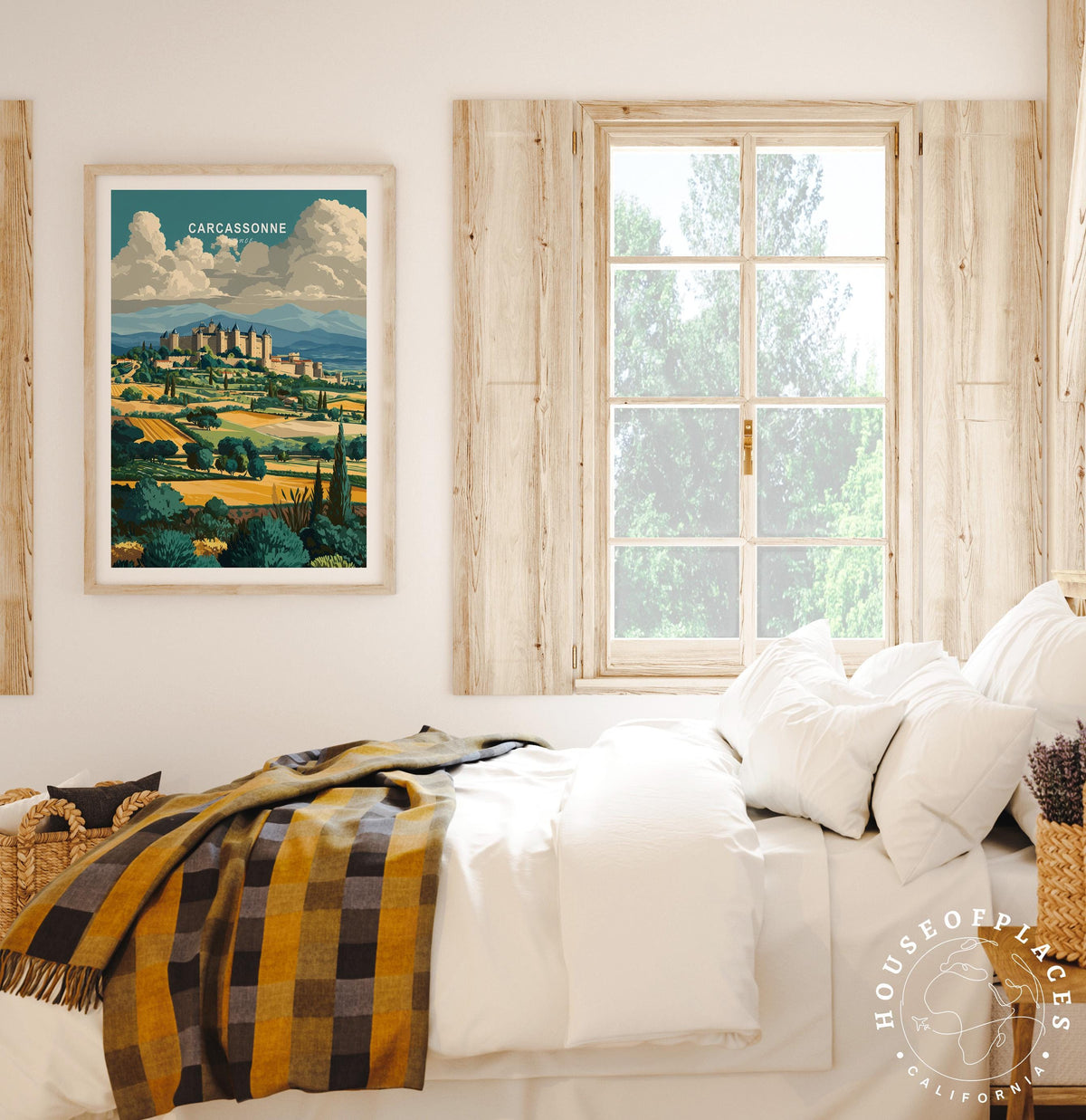 Carcassonne travel poster – view 6