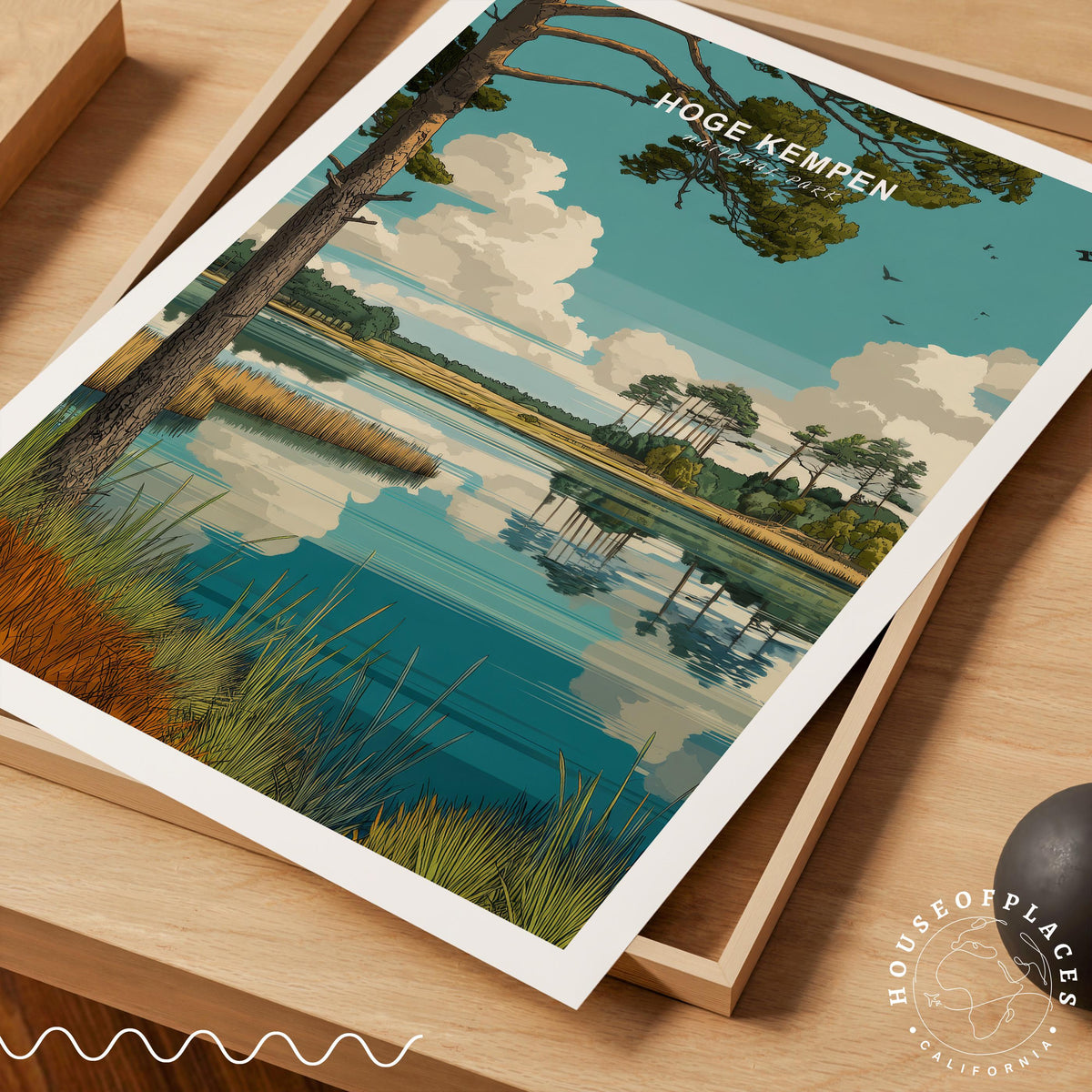 Hoge Kempen National Park travel poster – view 7