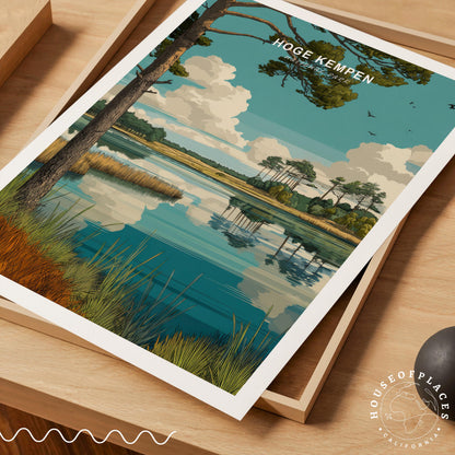 Hoge Kempen National Park travel poster – view 7