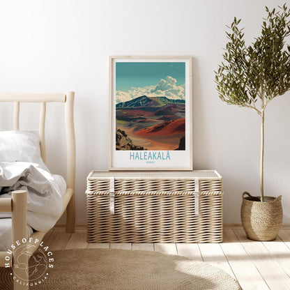 Haleakalā travel poster – view 3